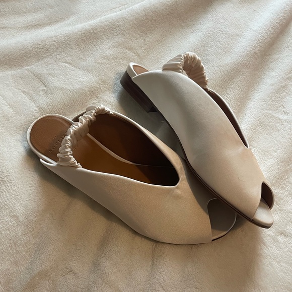Sezane Low Lou Ballerina Satin Shoes - 5 / 35 - NIB - Picture 2 of 13